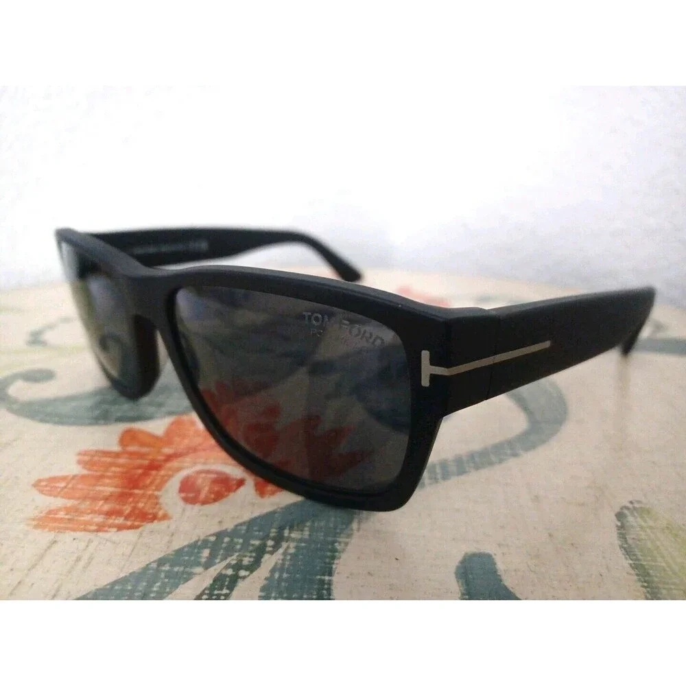 TOM FORD Mason TF445 02D Poralized 58.17 140 *3P Sunglasses Matt Black